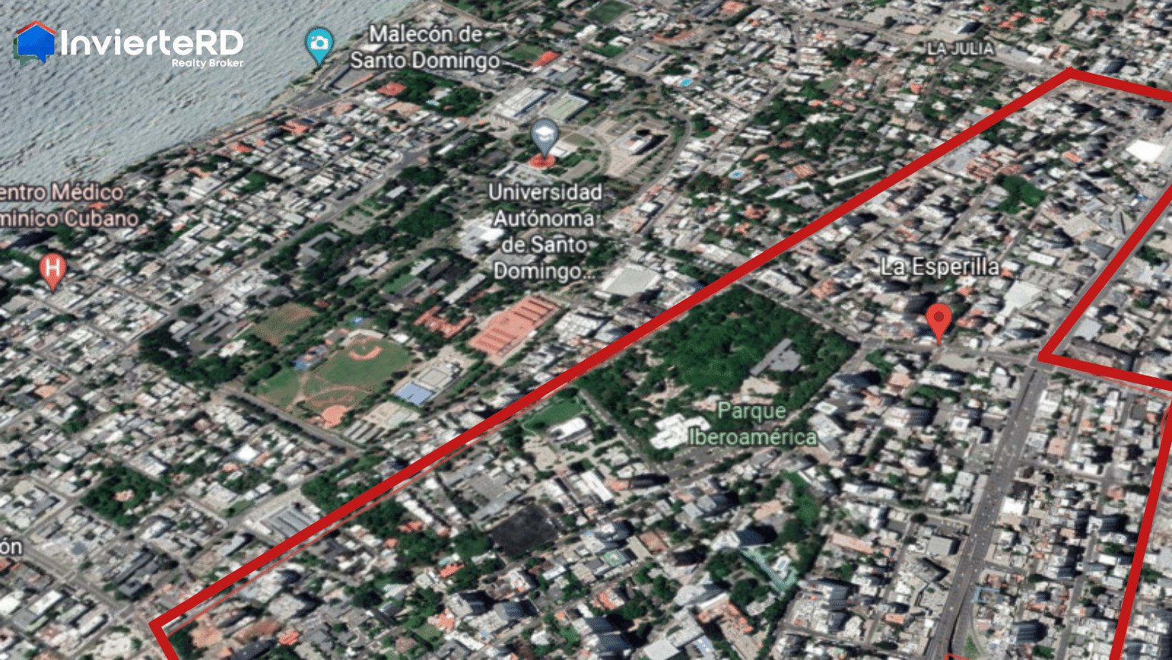 Mapa Sector La Esperilla de Santo Domingo